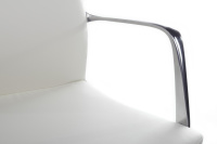 Изображение кресло rv design plaza-m (fk004-в12) кожа белая